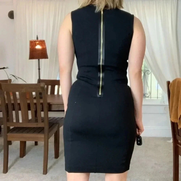 Juicy Couture Black Beaded Sequence Bodycon Casual Mini Sleeveless Dress Size 2. - Picture 4 of 15